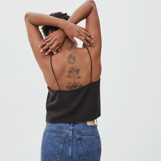 The Silk Cropped Cami